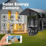 Casa si Gradina - Electrice - Smart Home - Camere de supraveghere - Camera de supraveghere solara SIM 4G 4MP, de exterior, cu senzor miscare si panou solar, IR, negru - Infinity.ro