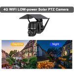 Casa si Gradina - Electrice - Smart Home - Camere de supraveghere - Camera de supraveghere solara SIM 4G 4MP, de exterior, cu senzor miscare si panou solar, IR, negru - Infinity.ro