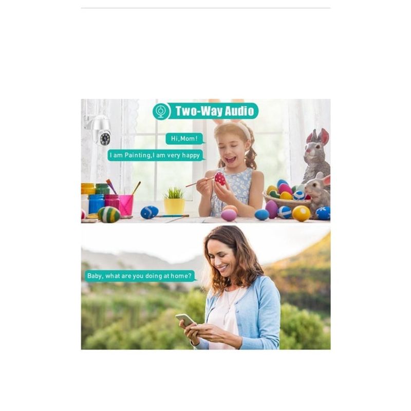 Casa si Gradina - Electrice - Smart Home - Camere de supraveghere - Camera Supraveghere IP, WiFi, 5MP, Comunicare Bidirectionala, Senzor Miscare - Infinity.ro