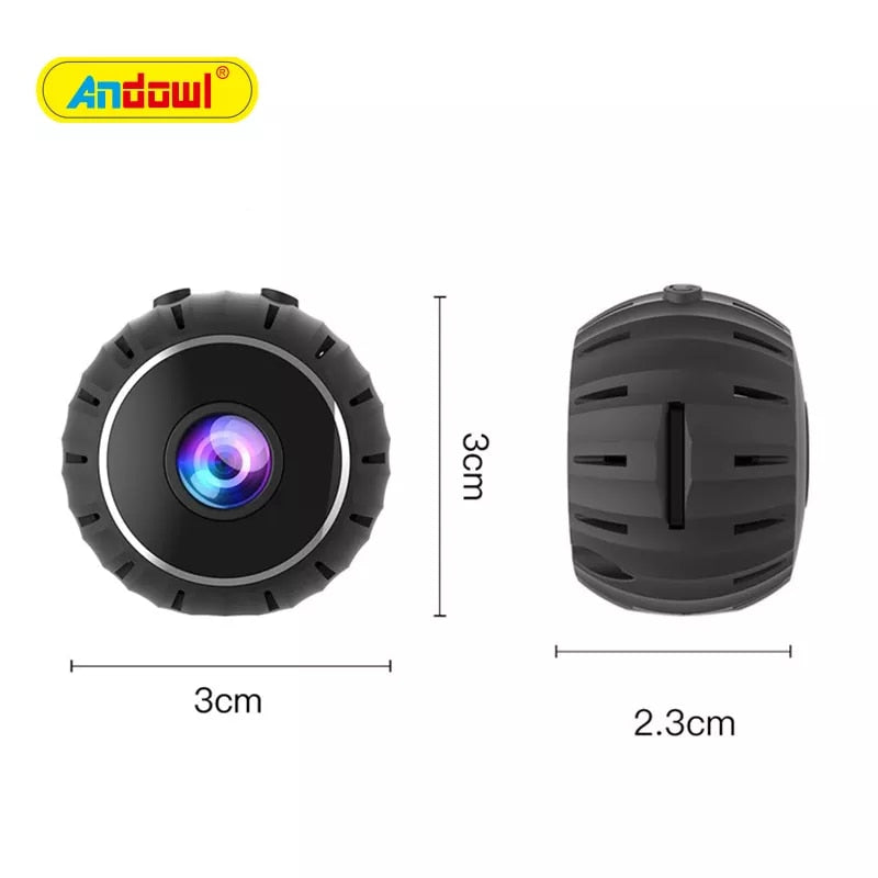 Casa si Gradina - Electrice - Smart Home - Camere de supraveghere - Mini Camera de Supraveghere, WiFi, Full HD, 360°, Night Vision, Senzor de miscare - Infinity.ro