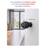 Casa si Gradina - Electrice - Smart Home - Camere de supraveghere - Mini Camera de Supraveghere, WiFi, Full HD, 360°, Night Vision, Senzor de miscare - Infinity.ro