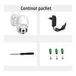 Casa si Gradina - Electrice - Smart Home - Camere de supraveghere - Camera supraveghere IP de 3MP, 1080p, 355°, LED+IR, exterior, cu senzor de miscare, control prin aplicatie - Infinity.ro