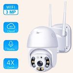 Casa si Gradina - Electrice - Smart Home - Camere de supraveghere - Camera supraveghere IP de 3MP, 1080p, 355°, LED+IR, exterior, cu senzor de miscare, control prin aplicatie - Infinity.ro