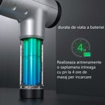 Ingrijire personala si Cosmetice - Sanatate si wellness - Articole wellness - Aparate si dispozitive de masaj - Aparat electric pentru masaj muscular cu 6 viteze, de tonifiere, anticelulitic, relaxare cu percutie - Infinity.ro