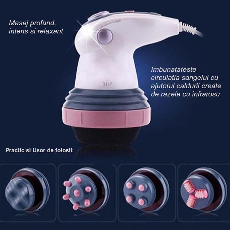 Ingrijire personala si Cosmetice - Sanatate si wellness - Articole wellness - Aparate si dispozitive de masaj - Aparat masaj profesional 4 in 1, de tonifiere, anticelulitic, pentru circulatie, remodelare corporala - Infinity.ro