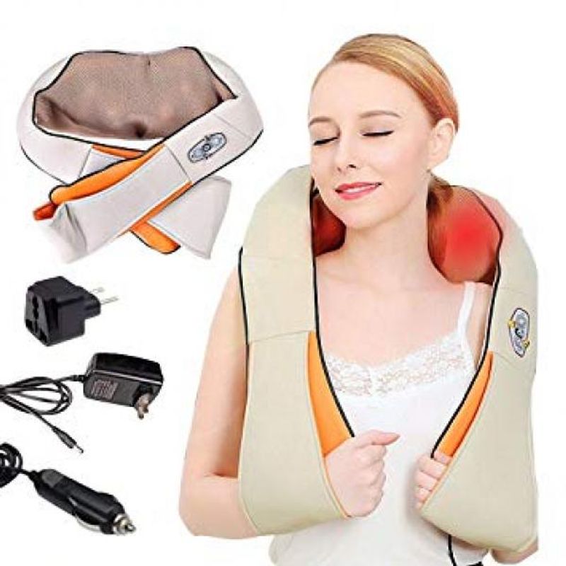 Ingrijire personala si Cosmetice - Sanatate si wellness - Articole wellness - Aparate si dispozitive de masaj - Aparat pentru masaj cervical cu infrarosu, bile si functie de incalzire, putere 24W - Infinity.ro