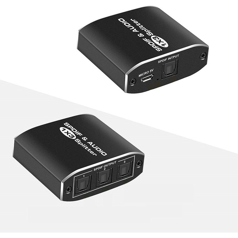 PC, gaming si accesorii - Retelistica - Wireless - Adaptoare wireless - Splitter Audio Toslink SPDIF Unidirectional, Suport 4K si 3D - Infinity.ro