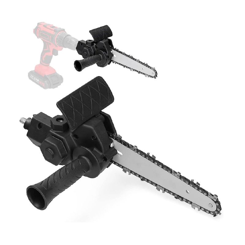 Casa si Gradina - Constructii - Scule electrice si accesorii - Seturi si accesorii pentru gaurit si insurubat - Adaptor drujba de 6 inch, de atasat la bormasina sau surubelnita electrica, negru - Infinity.ro