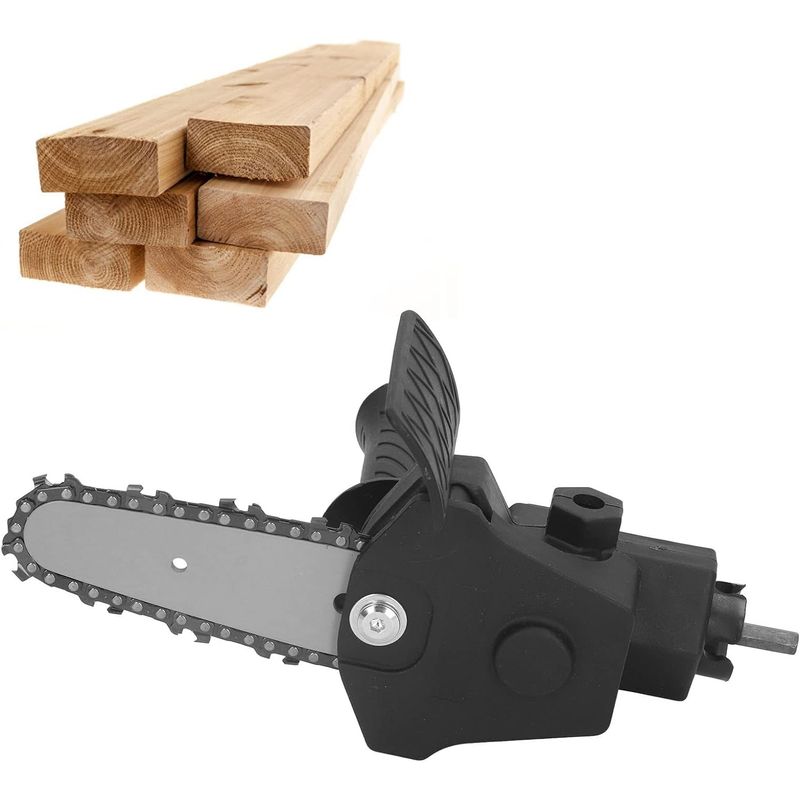 Casa si Gradina - Constructii - Scule electrice si accesorii - Seturi si accesorii pentru gaurit si insurubat - Adaptor drujba de 6 inch, de atasat la bormasina sau surubelnita electrica, negru - Infinity.ro