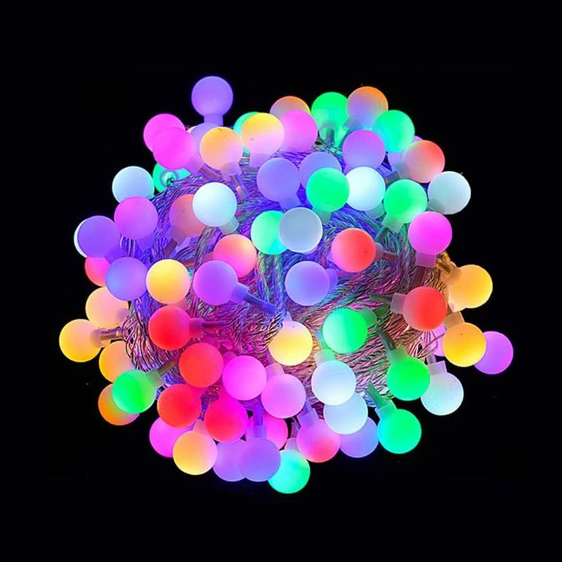 Casa si Gradina - Corpuri si surse de iluminat - Iluminat exterior - Instalatii luminoase exterior - Instalatie Luminoasa Liniara tip Rola, 20m, 120 LED-uri, cu Cablu Negru, Lumina LED Multicolora - Infinity.ro