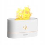 Electronice si Electrocasnice - Climatizare si sisteme de incalzire - Aparate filtrare aer - Umidificatoare - Difuzor Aromaterapie si Umidificator cu Efect Flacara si Ultrasunete, 3 in 1, 180 ml - Infinity.ro