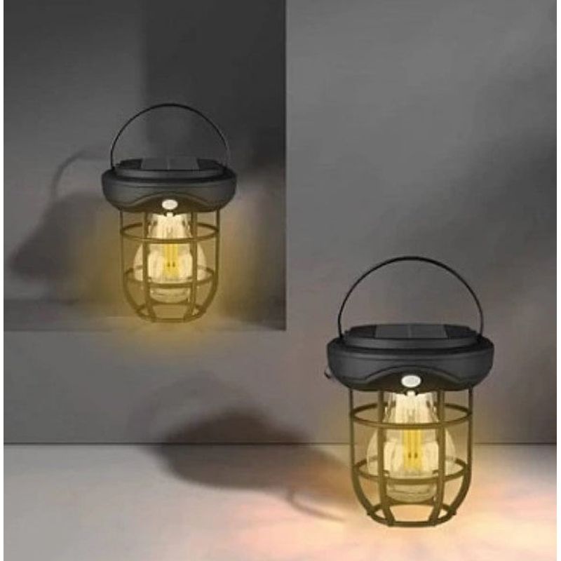 Casa si Gradina - Corpuri si surse de iluminat - Iluminat exterior - Felinare - Felinar cu incarcare solara CL T66 cu lumina calda - Infinity.ro