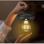 Casa si Gradina - Corpuri si surse de iluminat - Iluminat exterior - Felinare - Felinar cu incarcare solara CL T66 cu lumina calda - Infinity.ro