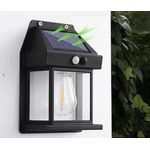 Casa si Gradina - Corpuri si surse de iluminat - Iluminat exterior - Lampi solare - Lampa solara de perete cu senzor de miscare Led IP65 3W 3.7v BK-888 - Infinity.ro