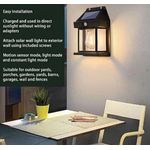 Casa si Gradina - Corpuri si surse de iluminat - Iluminat exterior - Lampi solare - Lampa solara de perete cu senzor de miscare Led IP65 3W 3.7v BK-888 - Infinity.ro