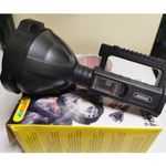 Casa si Gradina - Corpuri si surse de iluminat - Iluminat exterior - Lanterne - Proiector - lanterna 2000W, cu acumulator, incarcare cu USB sau adaptor auto - Negru - Infinity.ro