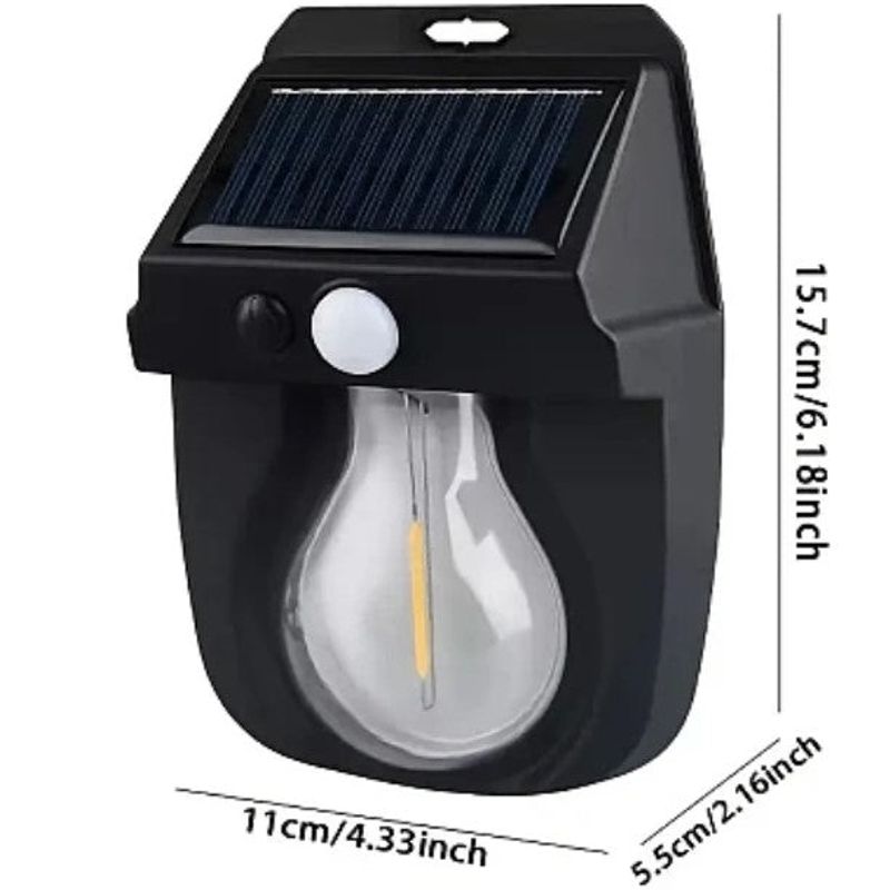 Casa si Gradina - Corpuri si surse de iluminat - Iluminat exterior - Lampi solare - Lampa solara de perete stil BEC cu senzor miscare CL 227 pentru exterior - Infinity.ro