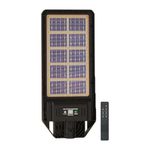 Casa si Gradina - Corpuri si surse de iluminat - Iluminat exterior - Lampi solare - Lampa solara stradala cu panou solar incorporat cu doua fete, cu inductie si telecomanda, 6500K, Negru - 100W - Infinity.ro
