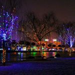 Casa si Gradina - Corpuri si surse de iluminat - Iluminat exterior - Instalatii luminoase exterior - Instalatie Solara, cu Lumina Alba calda/rece si Multicolora, 300 LED-uri, 8 Efecte, 30m - Alb Cald - Infinity.ro
