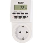 Casa si Gradina - Electrice - Accesorii electrice - Accesorii prize si intrerupatoare - Priza inteligenta cu afisaj LCD, masoara consumul de energie, cu timer si ceas - Infinity.ro