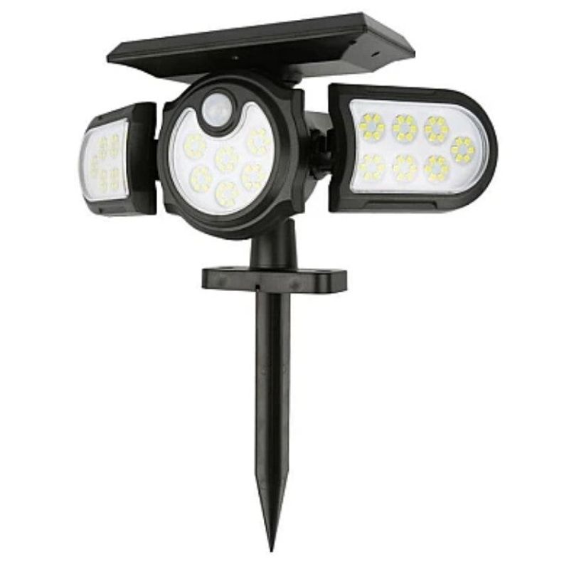 Casa si Gradina - Corpuri si surse de iluminat - Iluminat exterior - Lampi solare - Lampa solara cu inductie SH-1206C si panou Solar Integrat 3 Capete Reglabile - Infinity.ro