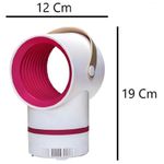 Casa si Gradina - Gradinarit si plante - Intretinere gradina - Articole daunatori gradina - Lampa UV anti tantari 5W, pentru interior sau exterior, alimentare cu cablu USB, alb cu roz - Infinity.ro