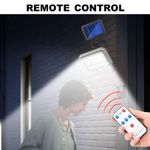 Casa si Gradina - Corpuri si surse de iluminat - Iluminat exterior - Lampi solare - Lampa solara cu panou solar, 40W, 288 LED COB, 12 cadrane, cu 3 moduri de iluminare, telecomandanegru - Infinity.ro