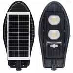 Casa si Gradina - Corpuri si surse de iluminat - Iluminat exterior - Lampi solare - Lampa Solara Stradala 100W 2 casete, montaj pe zid sau gard - Infinity.ro