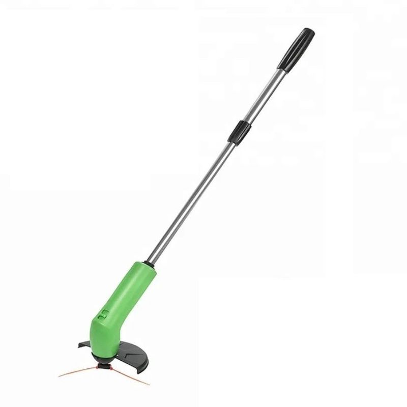 Casa si Gradina/Gradinarit si plante/Utilaje gradina/Masini de tuns iarba - Mini masina de tuns iarba 9V, fara fir, maner telescopic, 40x10x6.6cm, argintiu-verde - Infinity.ro