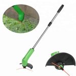 Casa si Gradina/Gradinarit si plante/Utilaje gradina/Masini de tuns iarba - Mini masina de tuns iarba 9V, fara fir, maner telescopic, 40x10x6.6cm, argintiu-verde - Infinity.ro