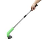 Casa si Gradina/Gradinarit si plante/Utilaje gradina/Masini de tuns iarba - Mini masina de tuns iarba 9V, fara fir, maner telescopic, 40x10x6.6cm, argintiu-verde - Infinity.ro