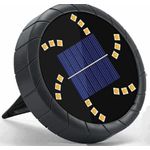 Casa si Gradina - Corpuri si surse de iluminat - Iluminat exterior - Lampi solare - Lampa solara de podea A117 T18 Led rotunda pentru gradina sau terasa - Infinity.ro