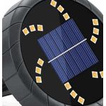 Casa si Gradina - Corpuri si surse de iluminat - Iluminat exterior - Lampi solare - Lampa solara de podea A117 T18 Led rotunda pentru gradina sau terasa - Infinity.ro