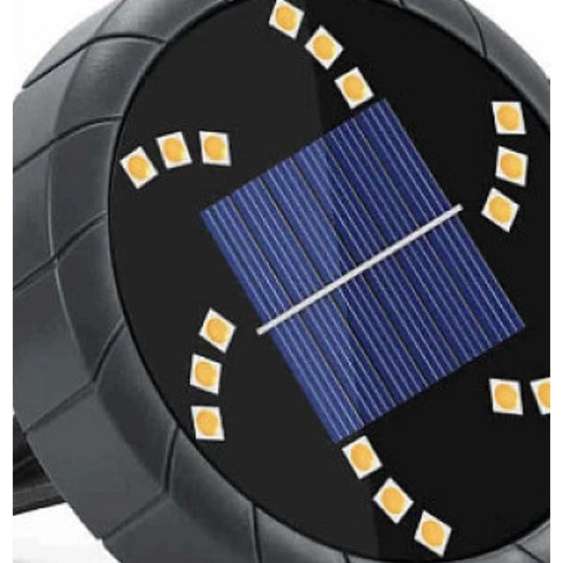 Casa si Gradina - Corpuri si surse de iluminat - Iluminat exterior - Lampi solare - Lampa solara de podea A117 T18 Led rotunda pentru gradina sau terasa - Infinity.ro