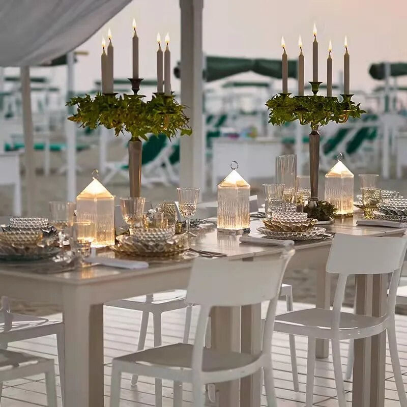 Casa si Gradina - Corpuri si surse de iluminat - Veioze si lampi - Lampadare - Lampa Decorativa LED Acril 3 Moduri de Iluminare pentru interior sau exterior - Infinity.ro