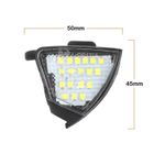 Casa si Gradina - Corpuri si surse de iluminat - Iluminat exterior - Lampi solare - Set 2 lampi LED sub oglinda - puddle lights, 6500k alb-rece, lumini oglinzi - Infinity.ro