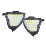 Casa si Gradina - Corpuri si surse de iluminat - Iluminat exterior - Lampi solare - Set 2 lampi LED sub oglinda - puddle lights, 6500k alb-rece, lumini oglinzi - Infinity.ro