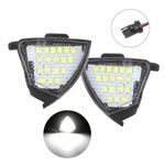 Casa si Gradina - Corpuri si surse de iluminat - Iluminat exterior - Lampi solare - Set 2 lampi LED sub oglinda - puddle lights, 6500k alb-rece, lumini oglinzi - Infinity.ro