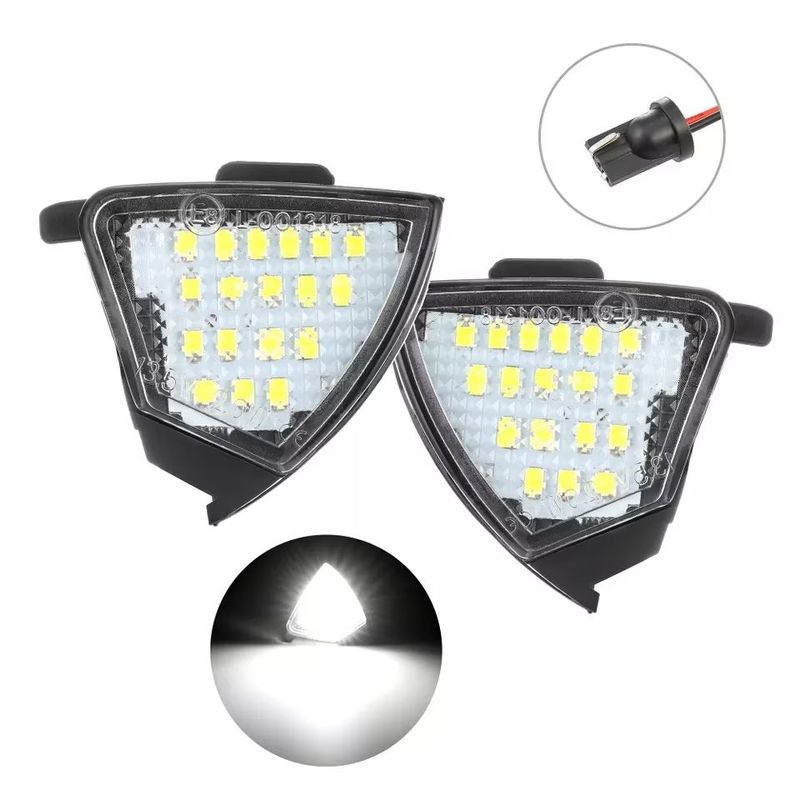 Casa si Gradina - Corpuri si surse de iluminat - Iluminat exterior - Lampi solare - Set 2 lampi LED sub oglinda - puddle lights, 6500k alb-rece, lumini oglinzi - Infinity.ro