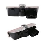 Casa si Gradina - Corpuri si surse de iluminat - Iluminat exterior - Lampi solare - Set 2 lampi LED pentru portiera auto compatibil cu logo VW - Infinity.ro