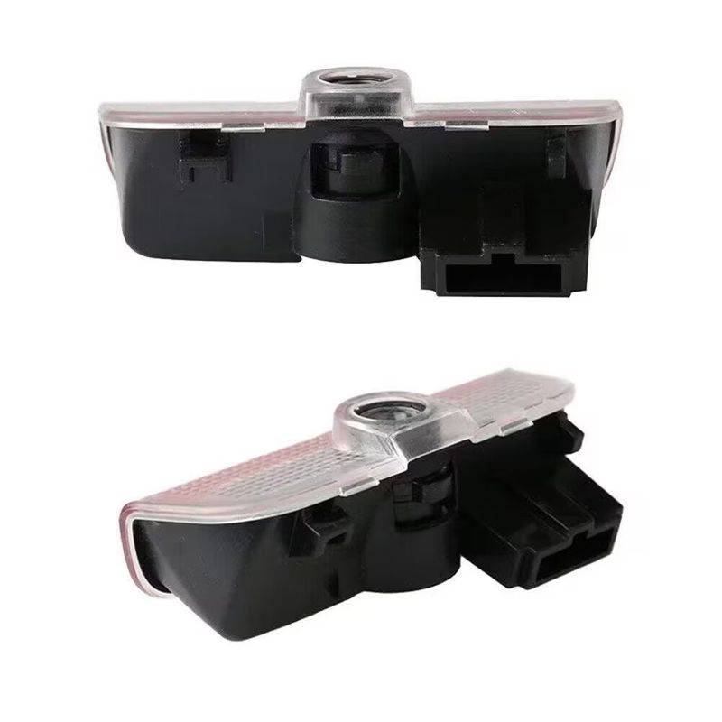 Casa si Gradina - Corpuri si surse de iluminat - Iluminat exterior - Lampi solare - Set 2 lampi LED pentru portiera auto compatibil cu logo VW - Infinity.ro
