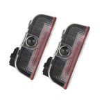 Casa si Gradina - Corpuri si surse de iluminat - Iluminat exterior - Lampi solare - Set 2 lampi LED pentru portiera auto compatibil cu logo VW - Infinity.ro