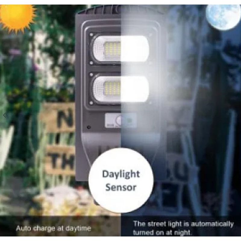 Casa si Gradina - Corpuri si surse de iluminat - Iluminat exterior - Lampi solare - Lampa Stradala SMART LED 40W Cu Panou Solar MD - Infinity.ro