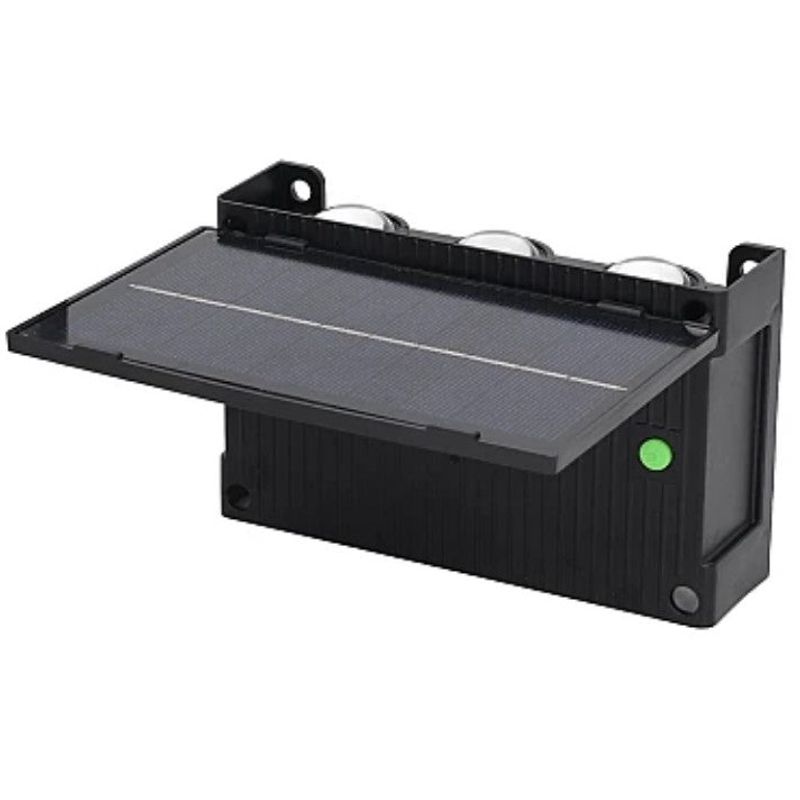 Casa si Gradina - Corpuri si surse de iluminat - Iluminat exterior - Lampi solare - Lampa Solara de Perete, Dubla, cu Panou Solar 6 LED, montaj pe perete, iluminare sus/jos - Infinity.ro