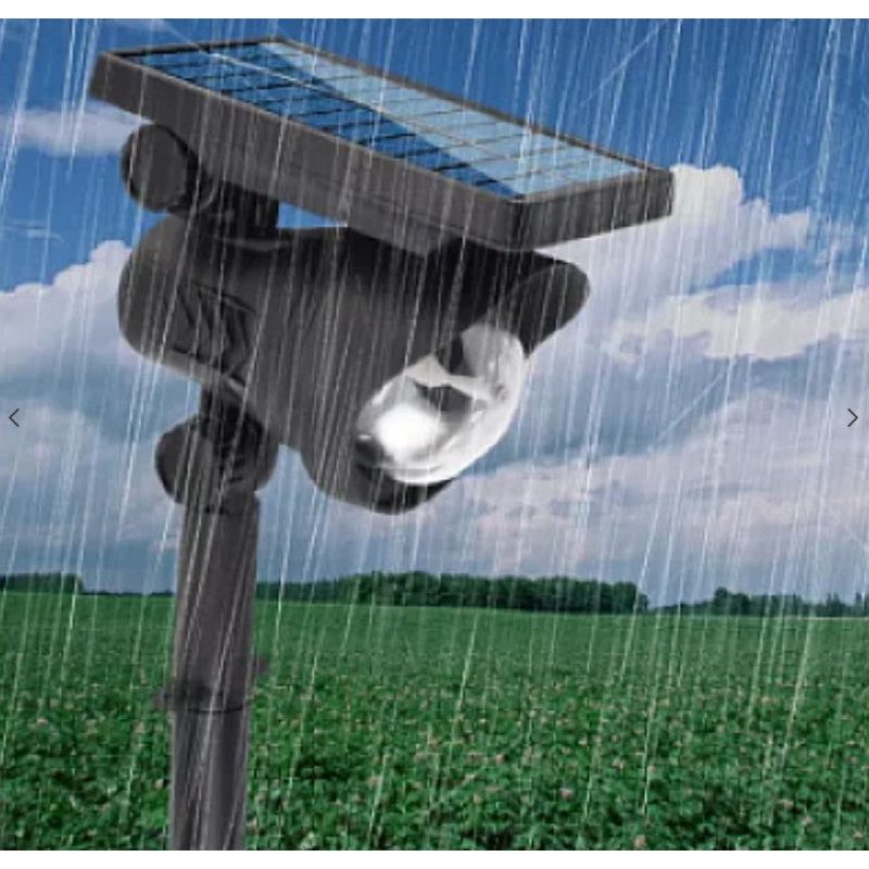 Casa si Gradina - Corpuri si surse de iluminat - Iluminat exterior - Lampi solare - Lampa Solara cu LED rezistenta la apa panou deasupra pentru gradina - Infinity.ro