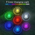 Casa si Gradina - Corpuri si surse de iluminat - Iluminat exterior - Lampi solare - 2 x Lampa solara decorativa, tip meduza, pentru gradina, cu lumina LED RGB, fibra optica, 7 culori - Infinity.ro
