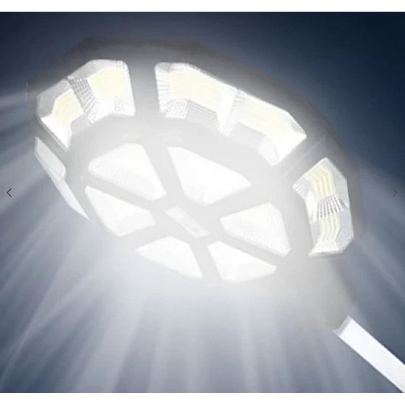 Casa si Gradina - Corpuri si surse de iluminat - Iluminat exterior - Lampi solare - Lampa solara stradala 990 LED putere 1000W cu telecomanda ROTUNDA - Infinity.ro