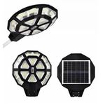 Casa si Gradina - Corpuri si surse de iluminat - Iluminat exterior - Lampi solare - Lampa solara stradala 990 LED putere 1000W cu telecomanda ROTUNDA - Infinity.ro