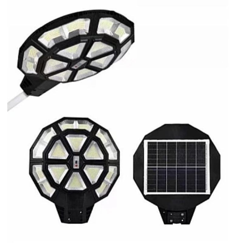 Casa si Gradina - Corpuri si surse de iluminat - Iluminat exterior - Lampi solare - Lampa solara stradala 990 LED putere 1000W cu telecomanda ROTUNDA - Infinity.ro