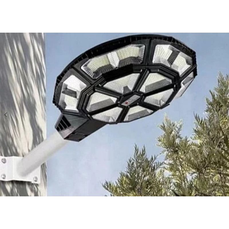 Casa si Gradina - Corpuri si surse de iluminat - Iluminat exterior - Lampi solare - Lampa solara stradala 990 LED putere 1000W cu telecomanda ROTUNDA - Infinity.ro